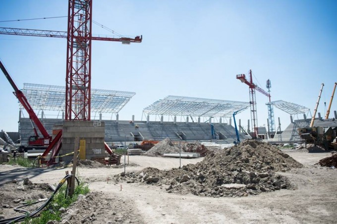 Itt tart a Vidi stadionjának az átépítése - képek