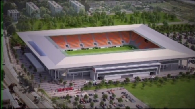 A madarak szemszögéből mutatjuk az épülő DVTK-stadiont