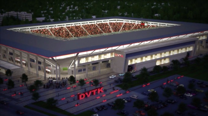 Kiütéses győzelmet aratott a DVTK új stadionja tesztmérkőzésén