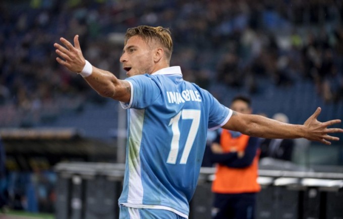 A Lazio kétgólos előnyt szerzett a római derbi első felvonásában