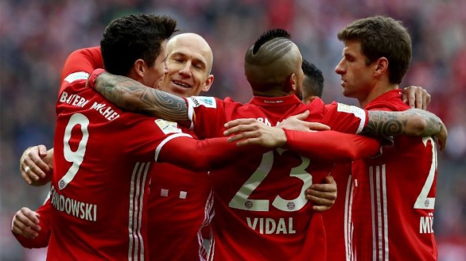 A Bayern már tíz pont előnnyel vezeti a Bundesligát