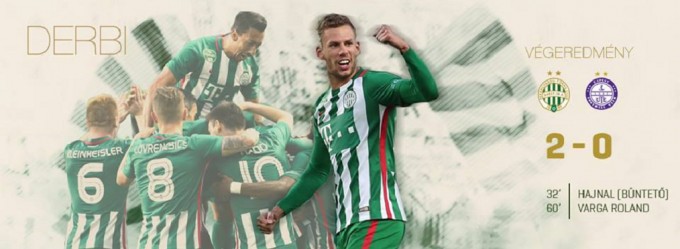 Így ünnepelte meg a Ferencváros a Derbi-győzelmet