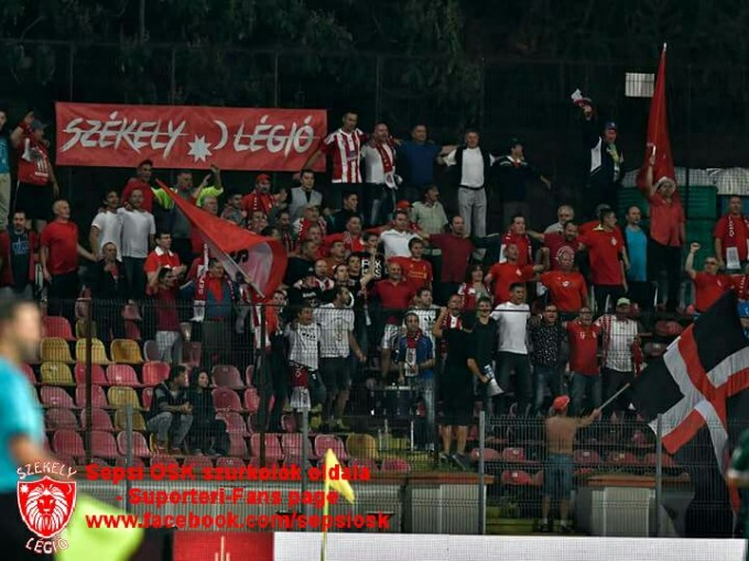 Dinamo-Sepsi: így szurkoltak a székelyek