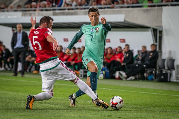 Magyar-portugál: Ronaldo a bírónál is kevesebbet futott