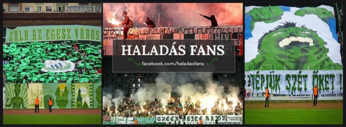 Kemény szurkolói kiírás a Hali stadionavatóján – kép