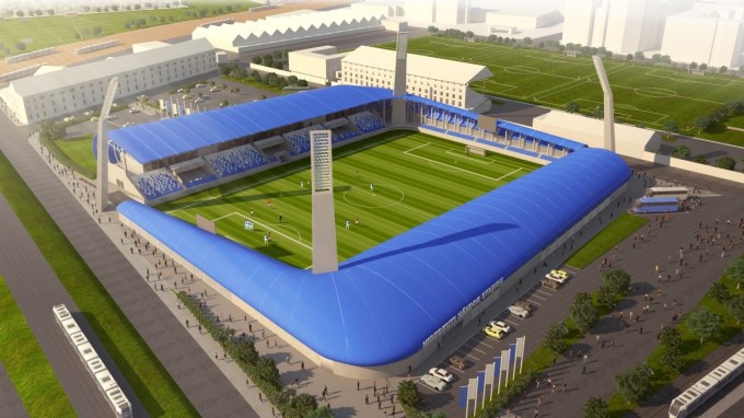 Letépte az orkán az új MTK-stadion tetejét