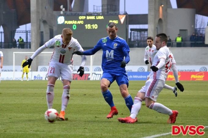Puskás-DVSC: 8 légiós a hazaiaknál, pont lett a jutalmuk