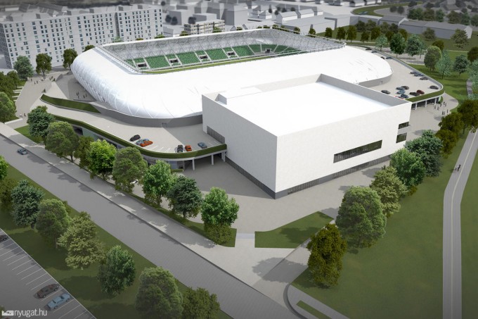 Belülről mutatunk egy részletet a Haladás épülő, új stadionjáról - kép