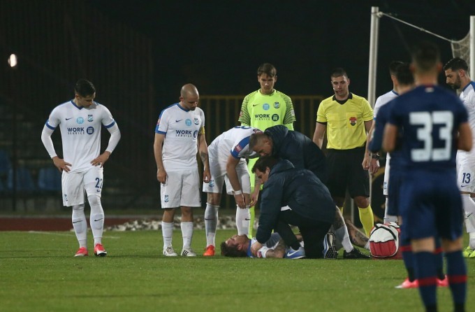 Rémisztő jelenet játszódott le a Szpari-MTK-n - videó