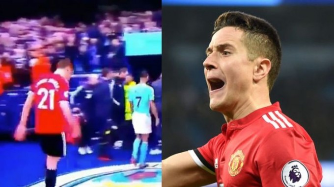 Így köpte le az MU játékosa a City címerét - videó