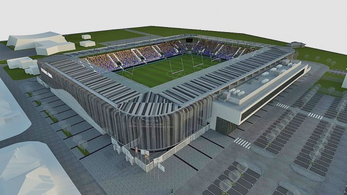 Légifelvételek a legjobb hangulatú, új magyar stadionról