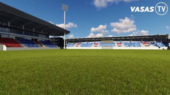 Elképesztő légifelvételek a Vasas épülő stadionjáról – videó