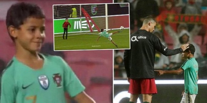 Ronaldo fia akkora gólt vágott, amekkorát az apja szokott – videó