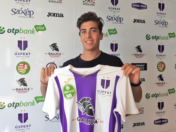 Fiatal játékossal kötött szerződést az Újpest