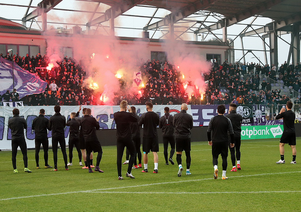 Képekben a Ferencváros–Újpest derbi