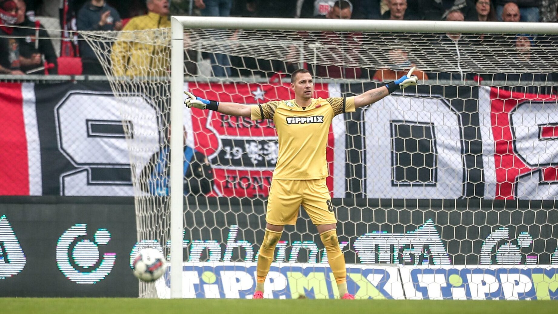 Tomás Tujvel a Honvéd egyik hazai meccsén