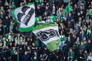 Az FTC szurkolói egy korábbi meccsen.