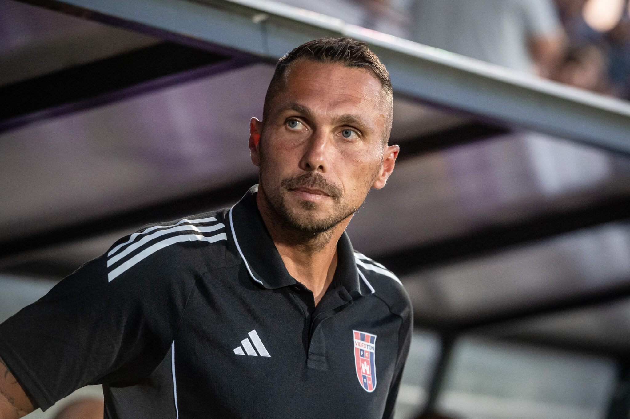 Boér Gábor a vidoeton kispadján egy hazai meccsen